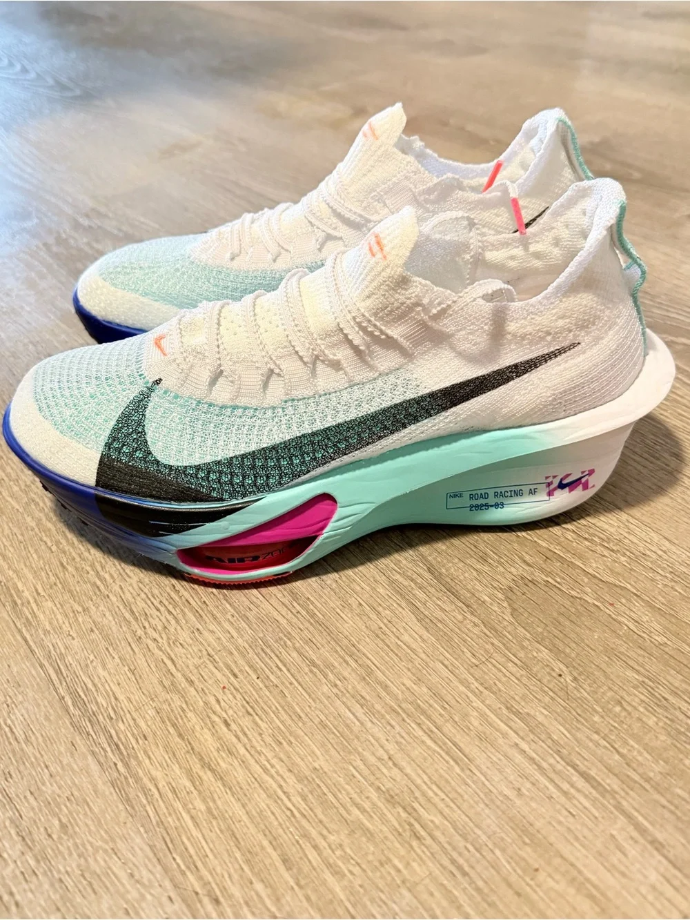 Nike Air Zoom Alphafly Next% 3 Neo Turquoise FD8315-104 Size 9